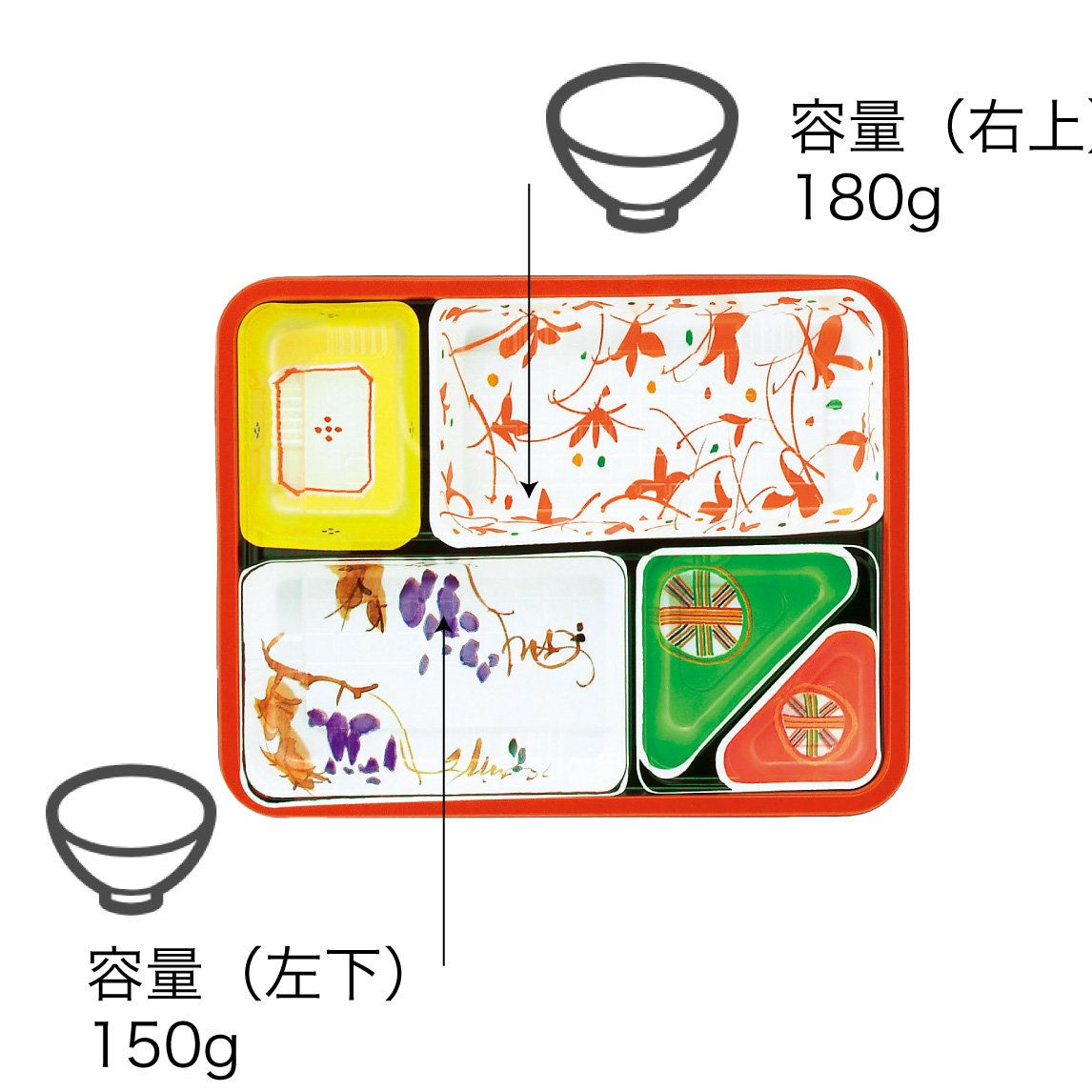 【電子レンジ対応】ワンウェイ　T-80-60 幅232mmシリーズ 本体＋蓋セット（5種）